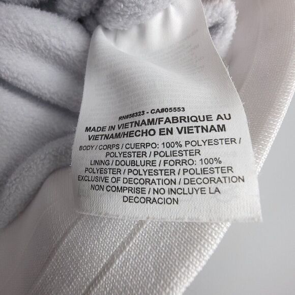 NIKE Winterized Windrunner Zip Up Jacket Fleece Ripstop Hoodie Small White Gold - Picture 10 of 11